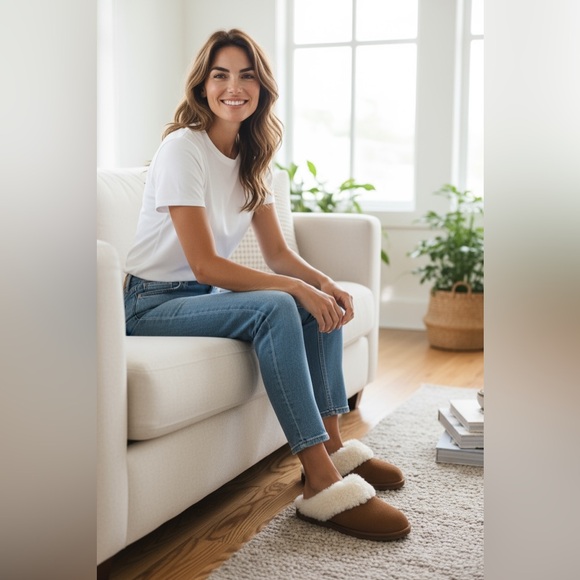 NWOT Red Wing Womens Slipper cowhide suede leather
100% sheepskin lining - Picture 2 of 10